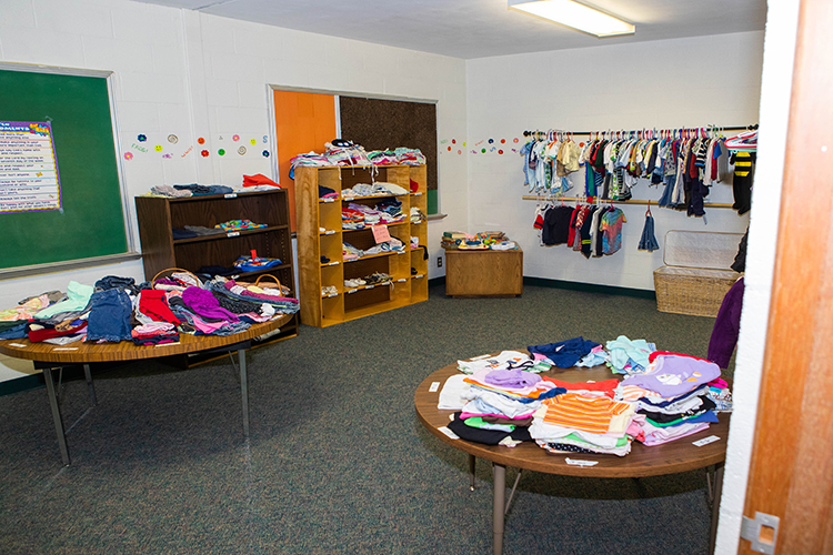 The Clothes Closet at Christ United Methodist Church in Urbandale is one of the services it provides for neighbors.