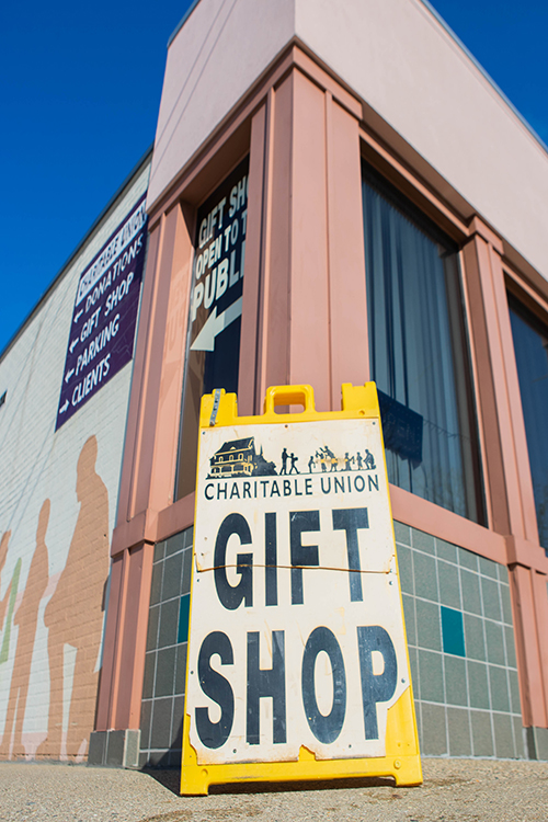 About 16 percent of the total budget for the Charitable Union comes from sales in its gift shop.