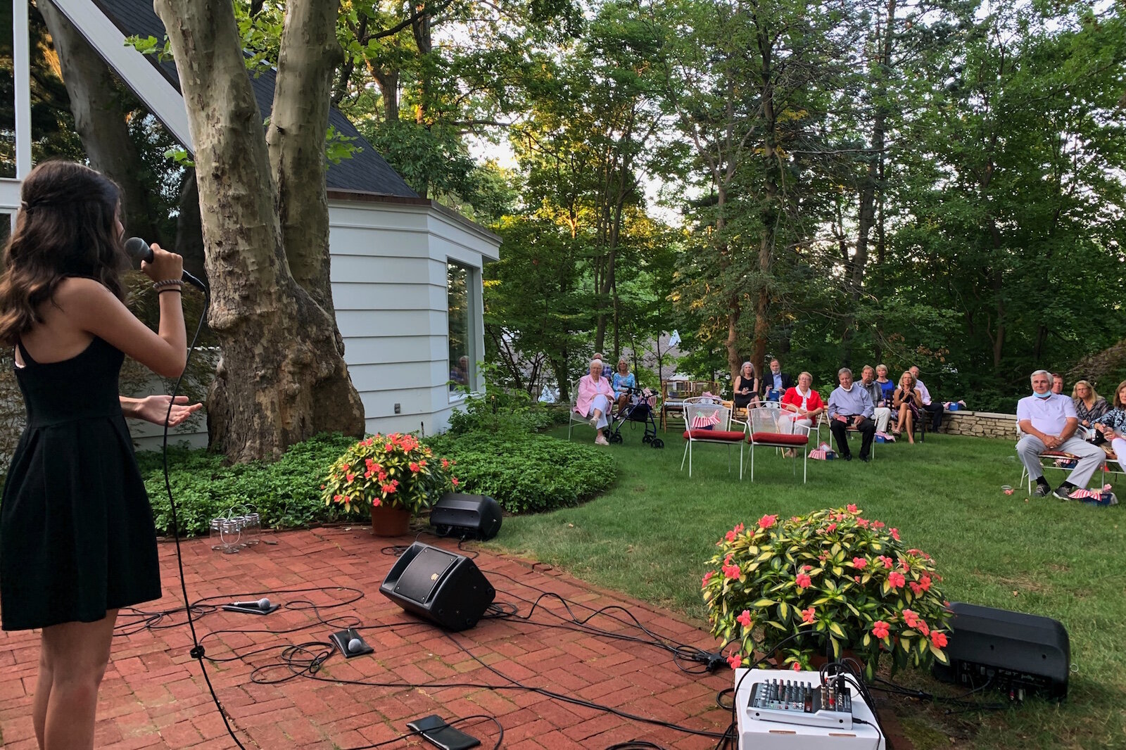 Farmers Alley went virtual and outdoors for the spring and summer. Artistic Director Jeremy Koch performed outdoor revues with "Backyard Broadway." His fellow performers were his family taking the safest route. 