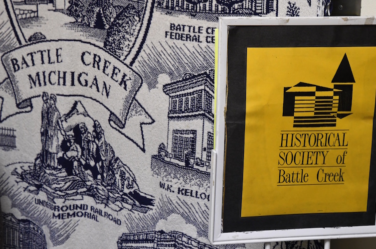 The Historical Society of Battle Creek maintains its archives in the basement of the Fieldstone Center