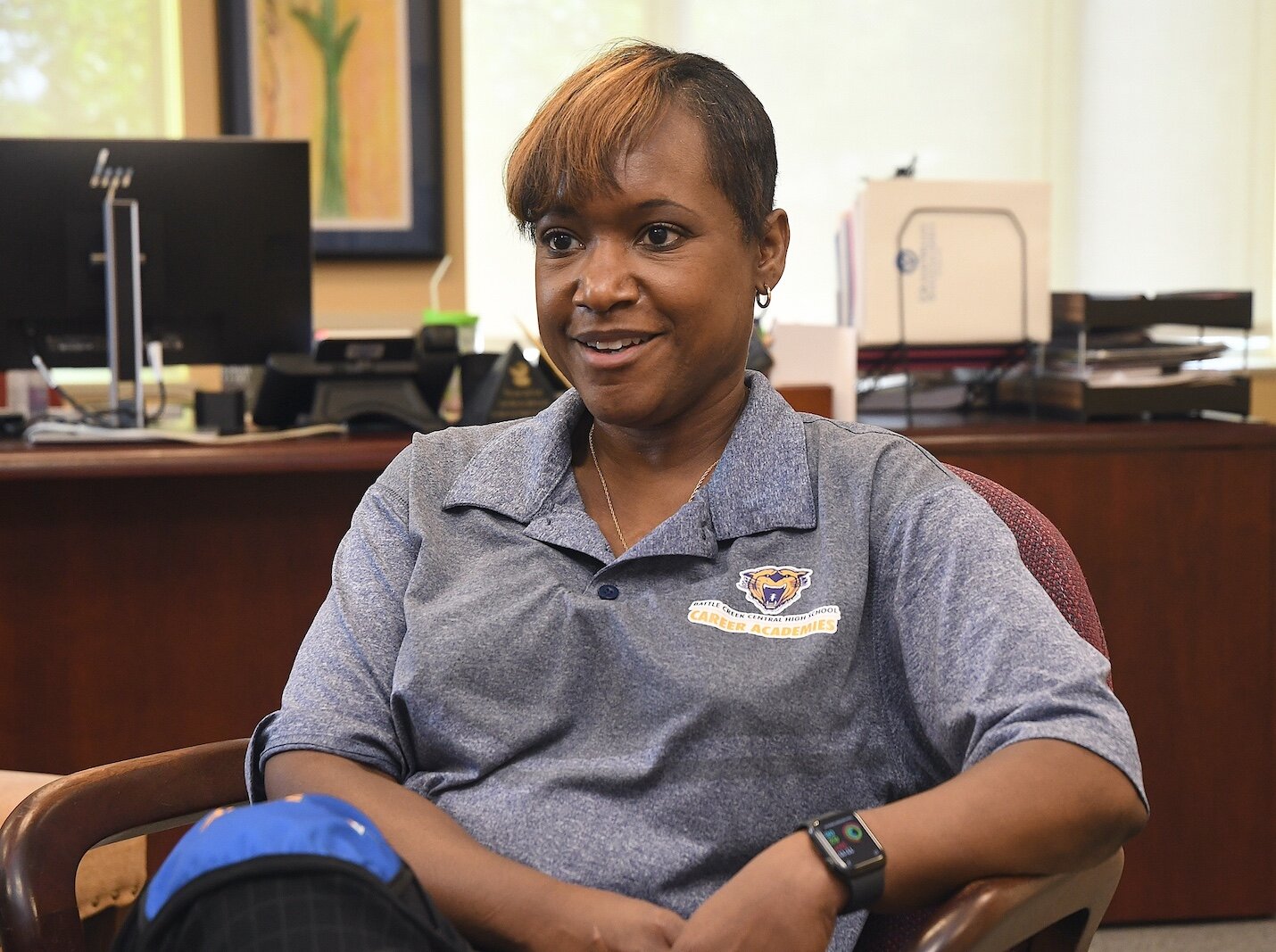 Dra. Kim Carter, Superintendente del Distrito de las Escuelas Públicas de Battle Creek 