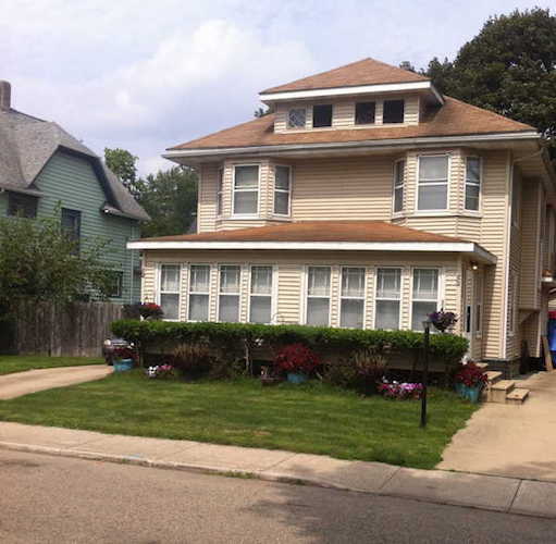 An example of interesting architecture in the Edison neighborhood.