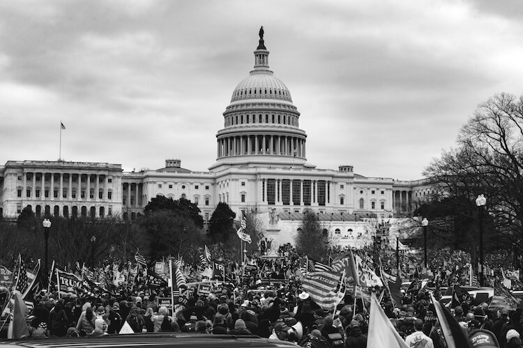 The scene at the nation's capital on Jan. 6, 2021.