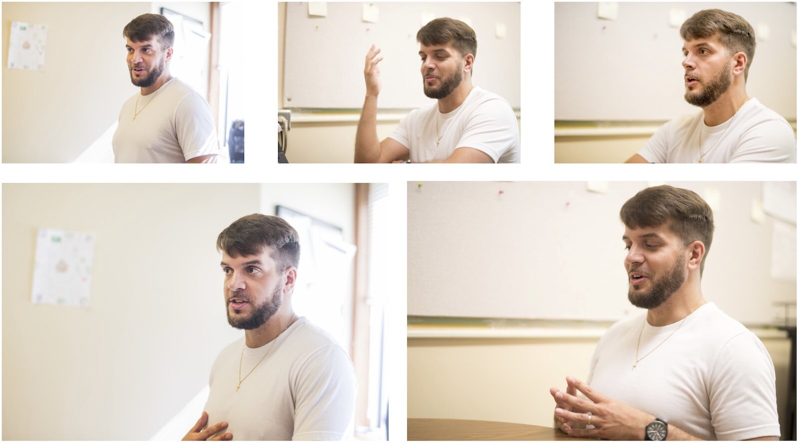 "I always knew, even when I was a kid, that I wanted to help youth that are going through craziness, essentially," Brandon Mion says.
