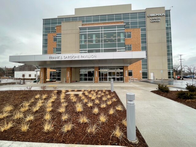 Bronson Cancer Center in Kalamazoo opened in February, provides medical oncology, hematology, and infusion services. 