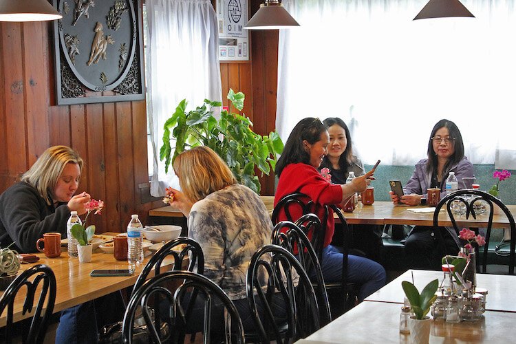 A cozy corner of East End Eatery.