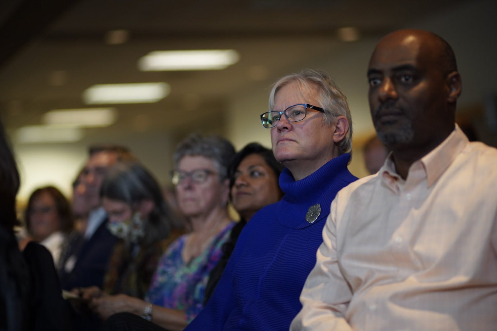 In the open question period of October's We Talk event, audience members asked questions related to trust and police, youth and distrust of establishments, and polarizing discourse around community issues.