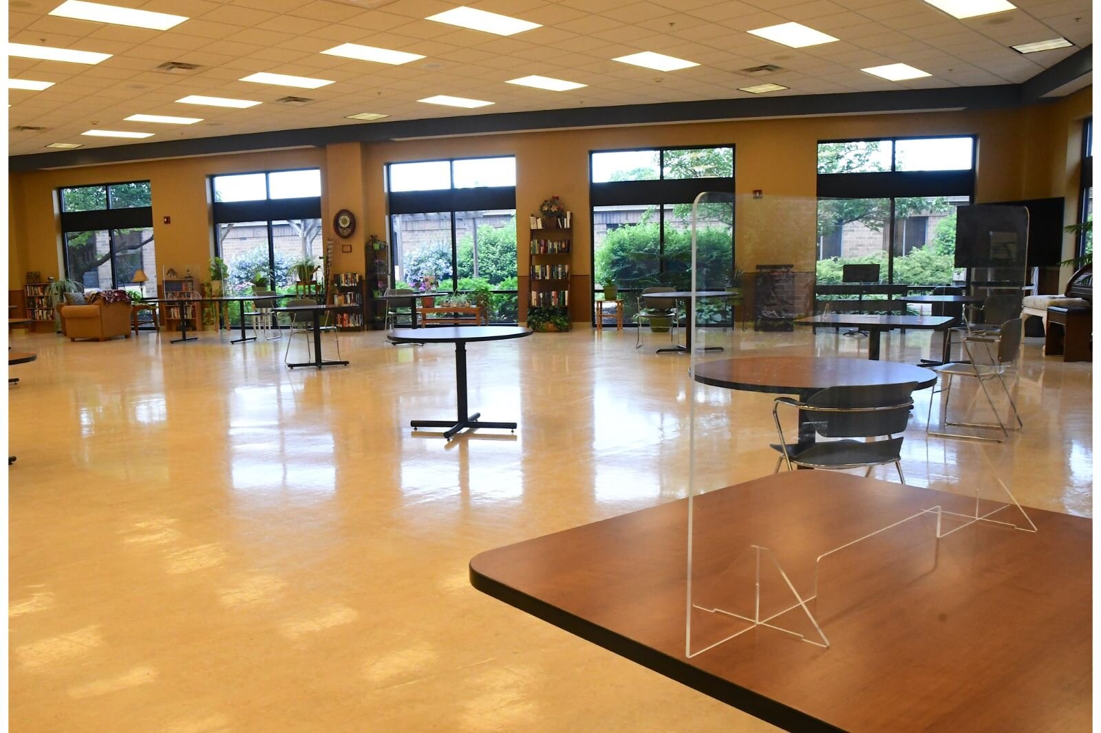 The activity room of the Calhoun County Medical Care Facility can serve for many purposes.