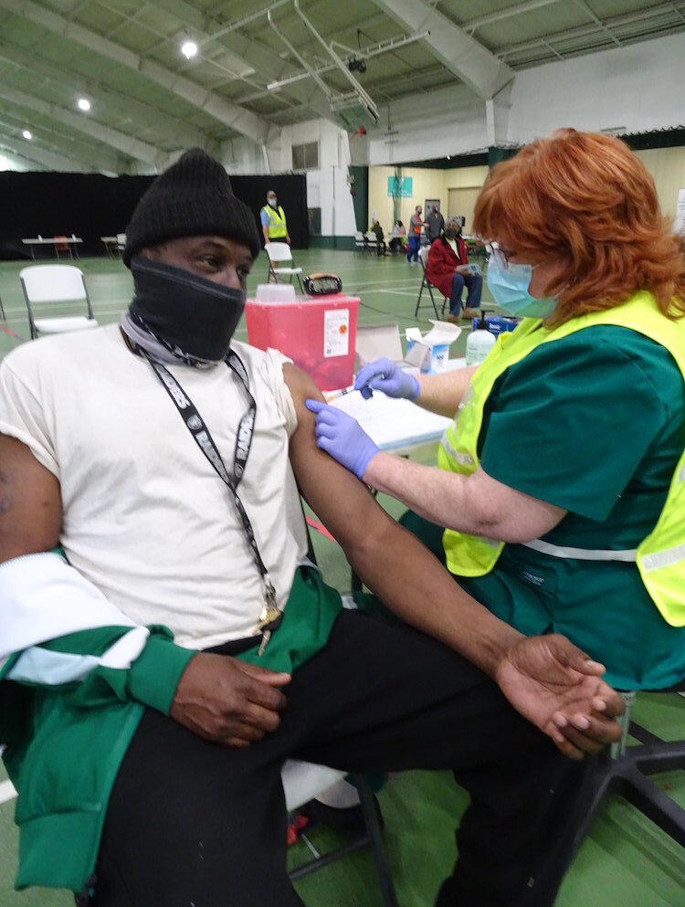 Vaccination clinics took place March 20 in various Calhoun County locations.