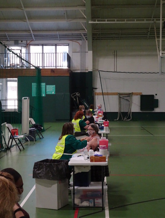 Vaccination clinics took place March 20 in various Calhoun County locations.