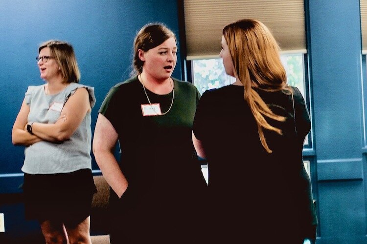 New entrepreneurs met with business people and mentors recently as the spring session of the 16-week Can-Do Camp graduated eight businesses