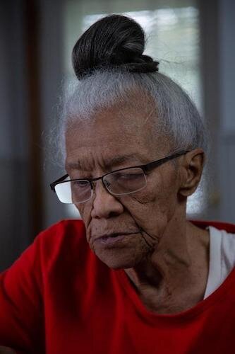 Bessie "Madear" Havard has become a basketball fan.