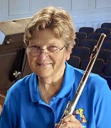 Christine Griffith, flutist with the Kalamazoo Philharmonia