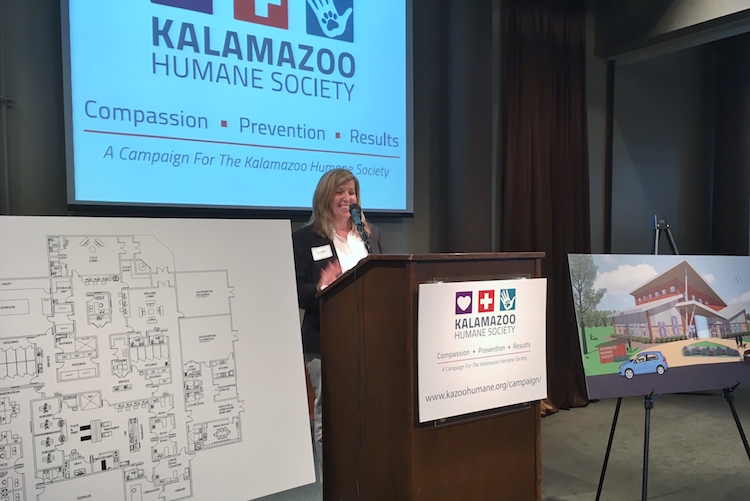 Colleen Killen-Roberts co-chair of the capital campaign with Robert Cinabro
