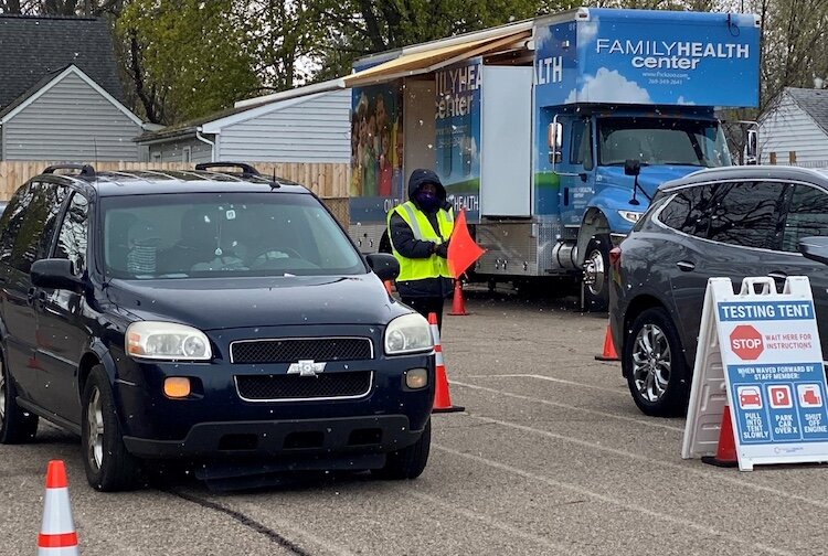 Staff of the Family Health Center in Kalamazoo have conducted ongoing COVID testing events.