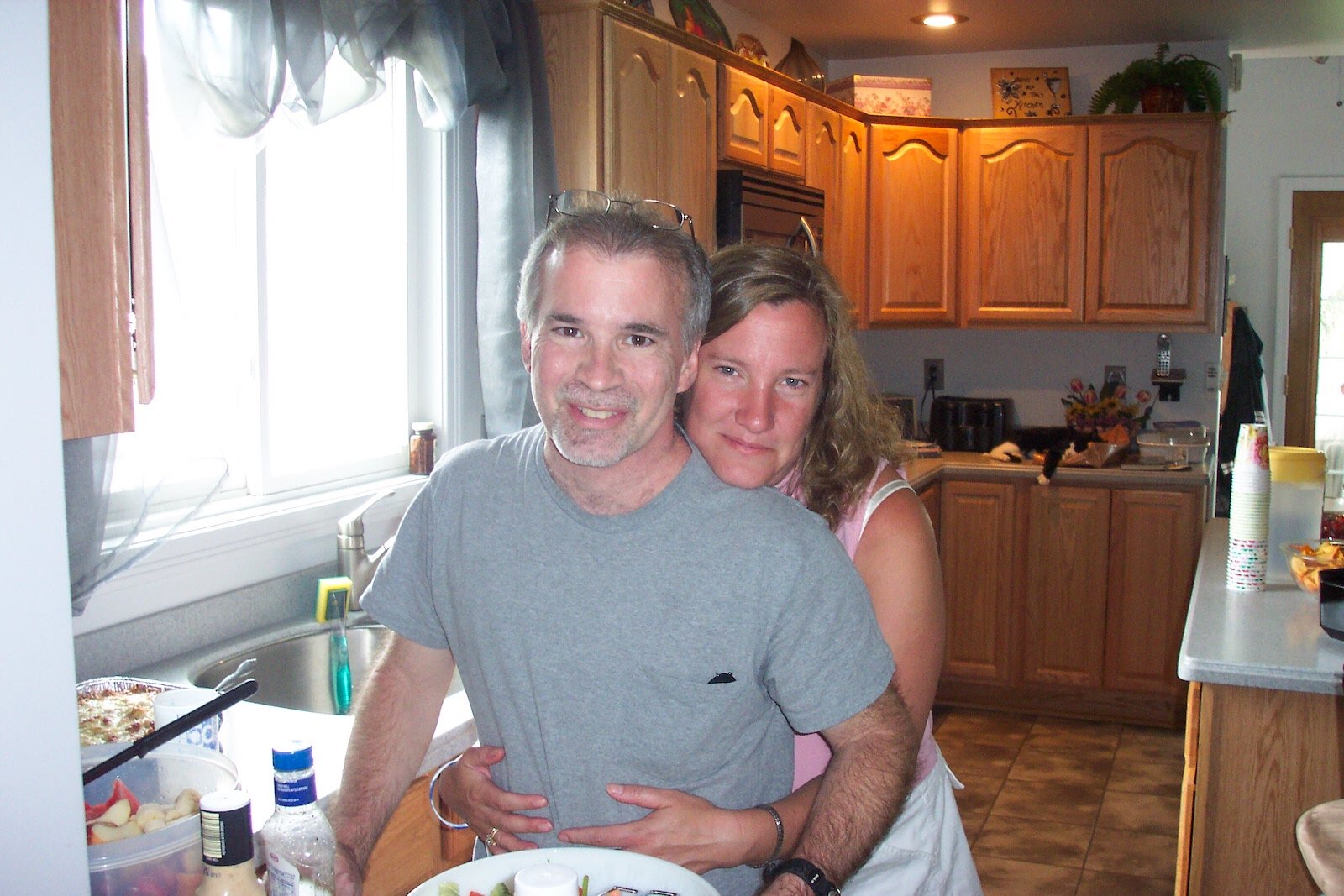 Darcy Thiel with her husband, Tim Colvin, who died in 2010 at age 48.