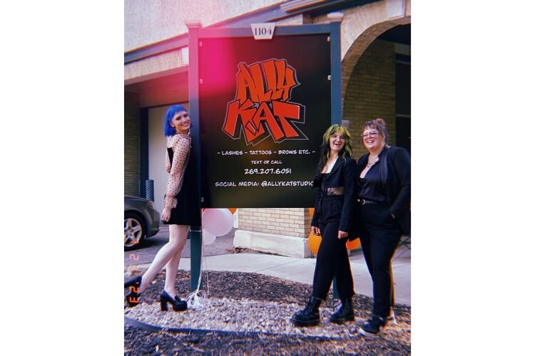 AllyKat Co-owners Taylar Donley, Ally Dupuy, and Kat Perkins.
