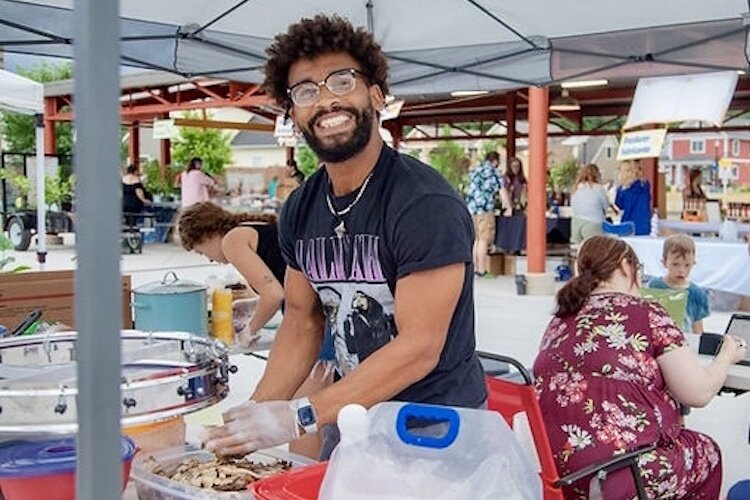 Derick Waters’ business The Dirty Vegan, has been turning heads and expanding tastes with the vegan foods he makes and sells, most often at the Kalamazoo Farmers Market.