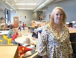 Robin Beasley, Director of the Garden of Dreams (GOD) Pre-School in Battle Creek.