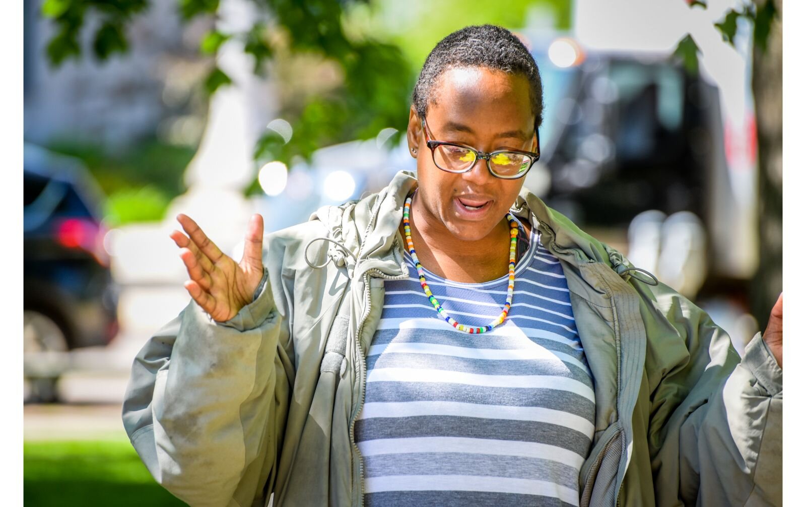 "I feel like, I know God's got me, but I just feel like I'm letting my children down, as far as trying to find housing, stuff like that." 