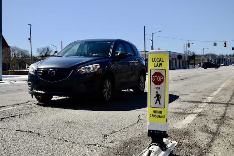 Kalamazoo Traffic Engineer Dennis Randolph says that data from the past ten years shows speed is a factor in most crashes in Downtown Kalamazoo.