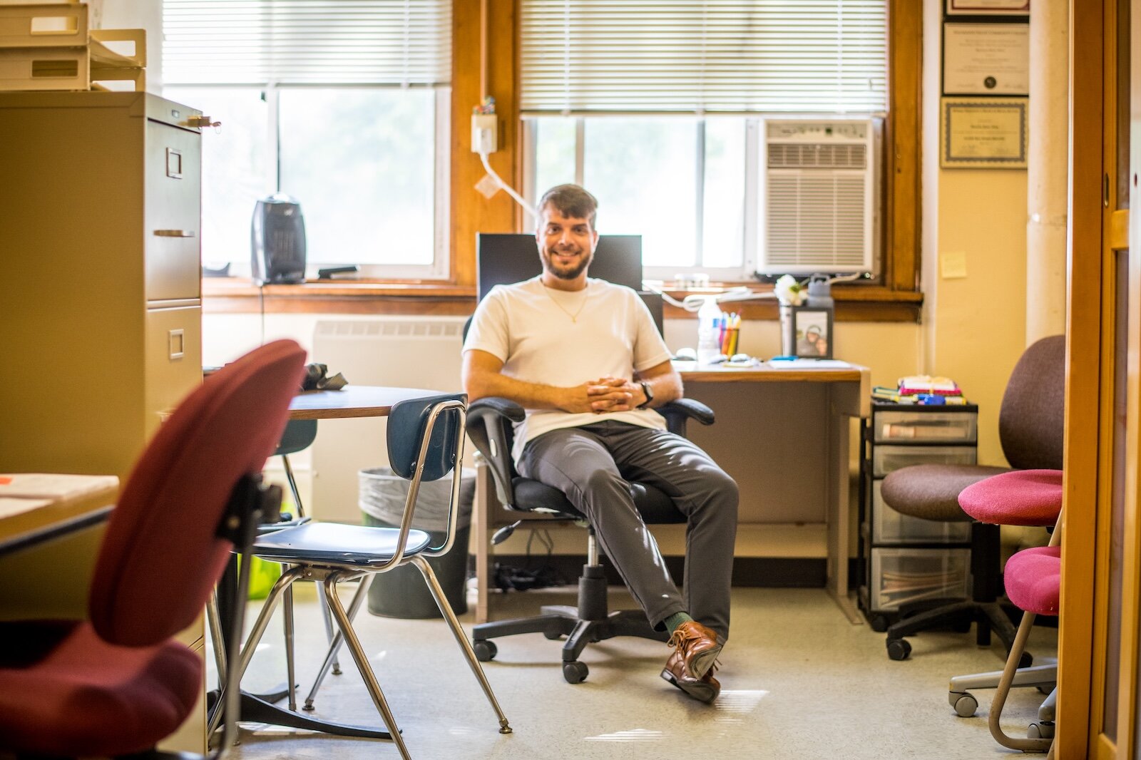 Now 30, married and expecting a child, Brandon Mion has anxiety about his future. But he declares that he's "broken the chain." 