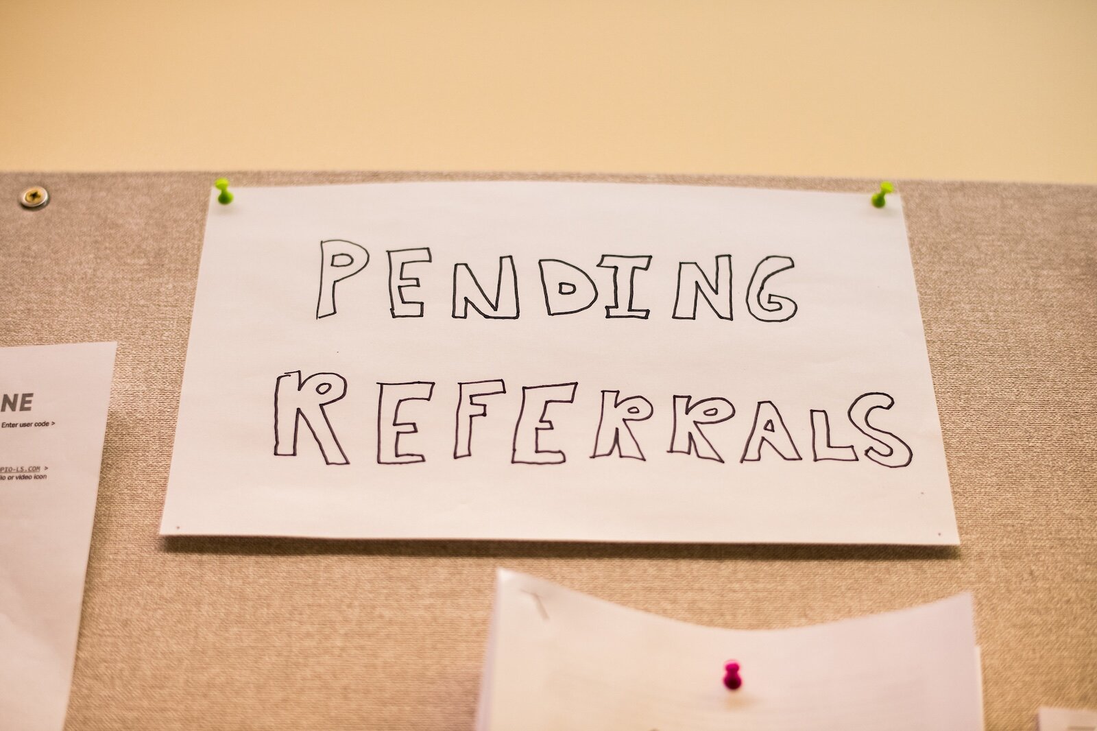 Brandon Mion has a stack of referrals that he needs to get to.