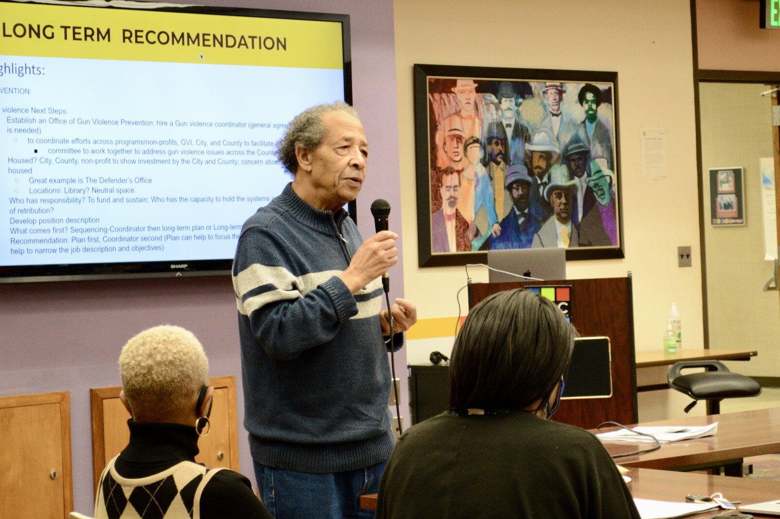 Lewis Walker of the Lewis Walker Institute: "We have to rescue our people here in Kalamazoo."