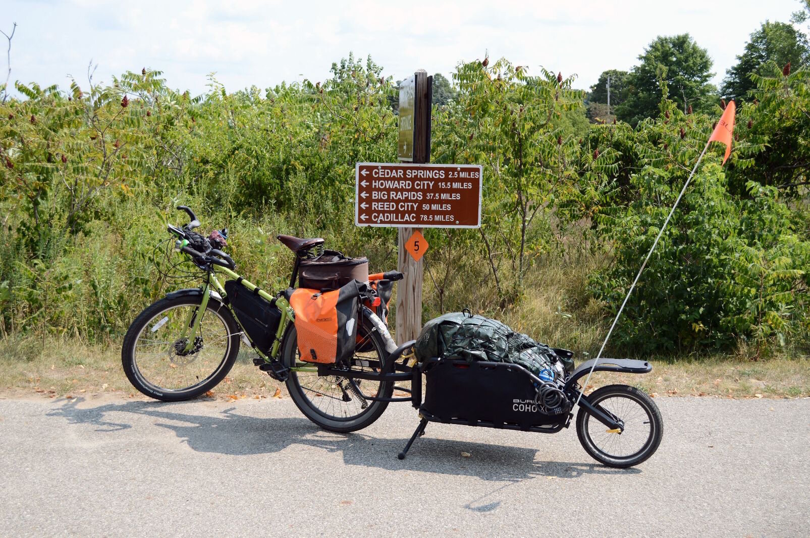 White Pine Trail, headed north.