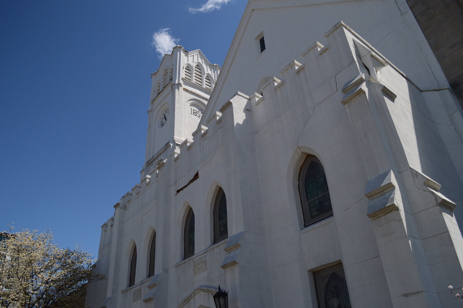 Built in 1853, the First Baptist Church is one of the oldest structures in Kalamazoo County. KNAC is raising funds for repair and to become ADA compliant.