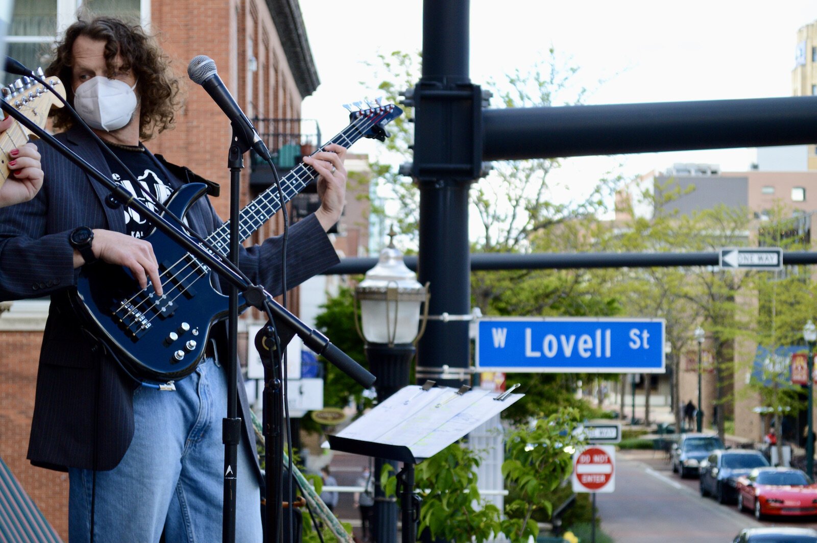  Blue Veins is Marisa Aguirre on guitar/vocals, Erik Sebastian on drums and Sean Duross on bass.