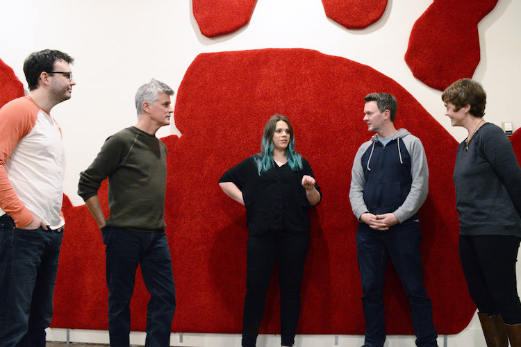 Crawlspace Eviction, from left, Bannon Backhus, Brian Duguay, Lizzy Honoway, Dann Sytsma, Tara Sytsma.