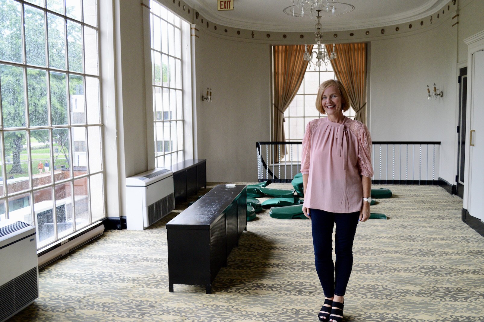 Laura Zervic is overseeing the continuing renovations to the Civic Auditorium.