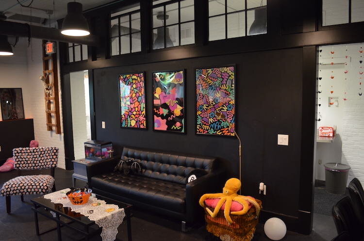 Interior view of AllyKat Salons