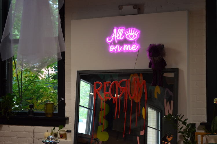 Interior of AlleyKat Studios