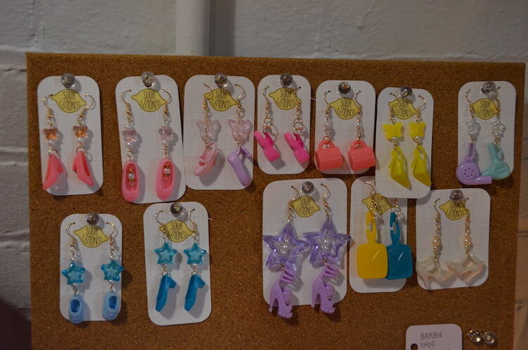 Some of the merchandise for sale at AllyKat Studios