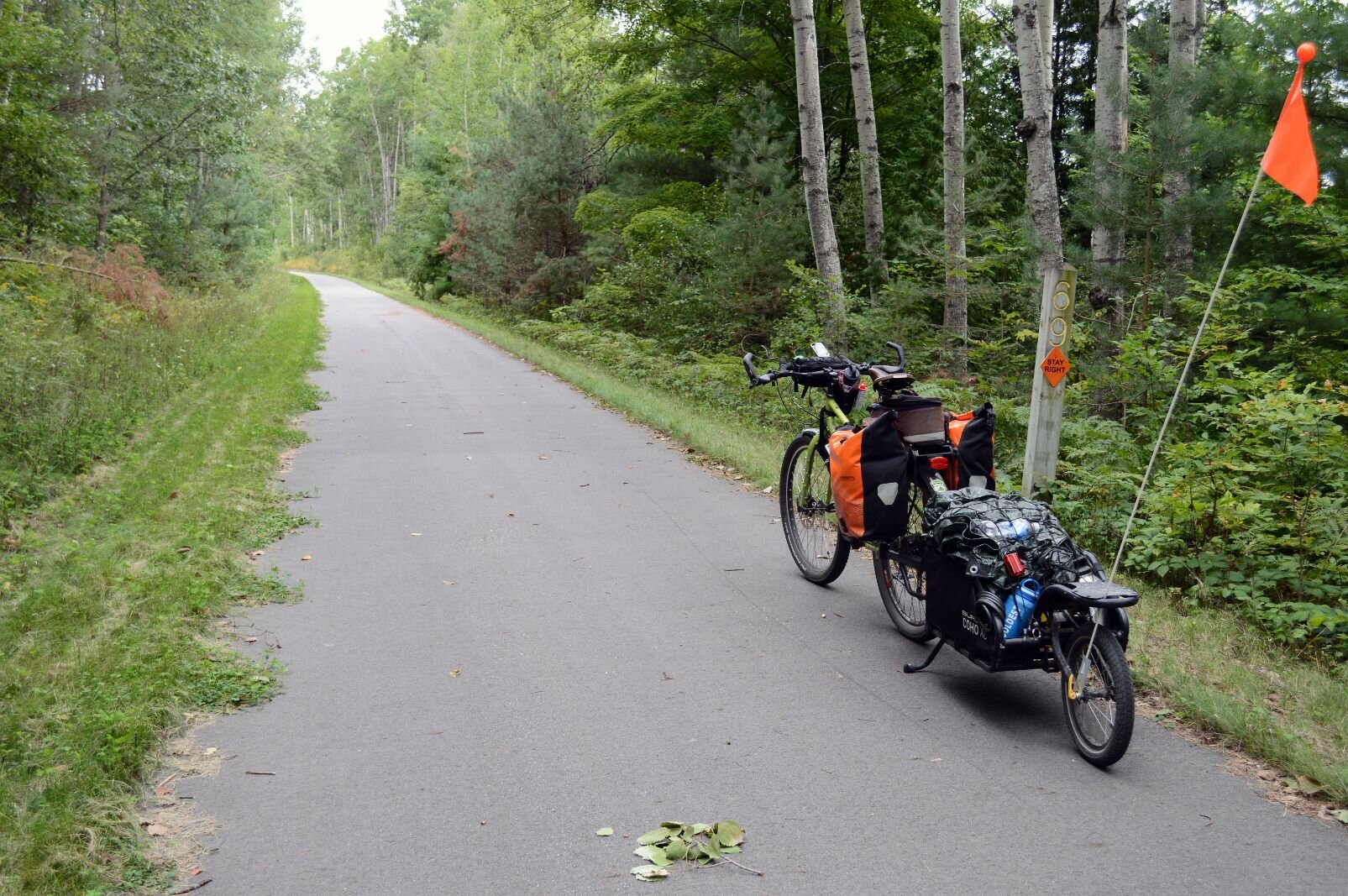 White Pine Trail, headed south.