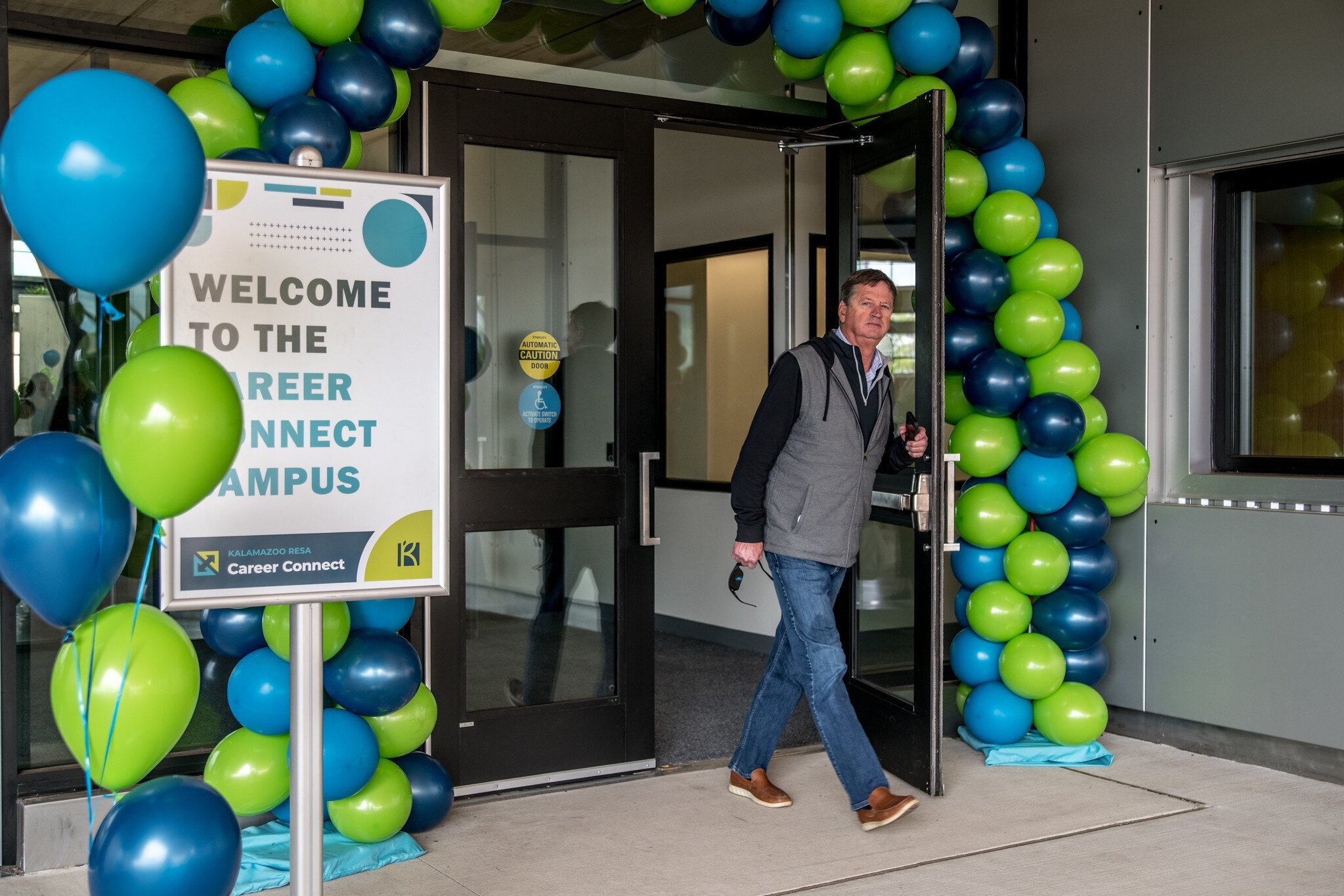 Hundreds of local officials, school administrators, teachers, and government and organizational leaders attended the ribbon cutting for KRESA's state-of-the-art Career Connect Center.