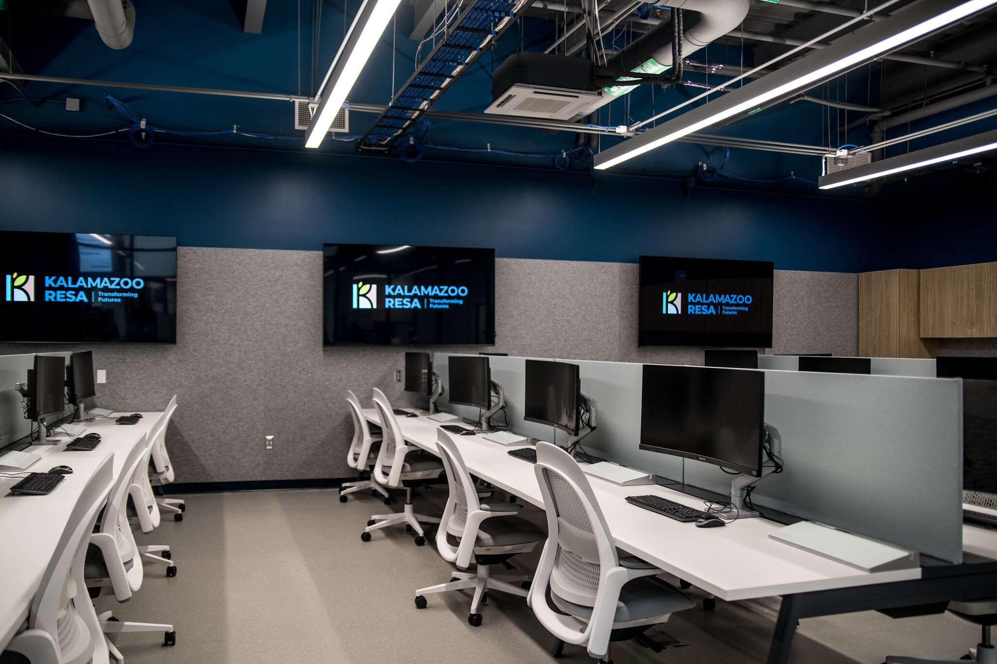 One of the many classrooms at KRESA's Career Connect Center