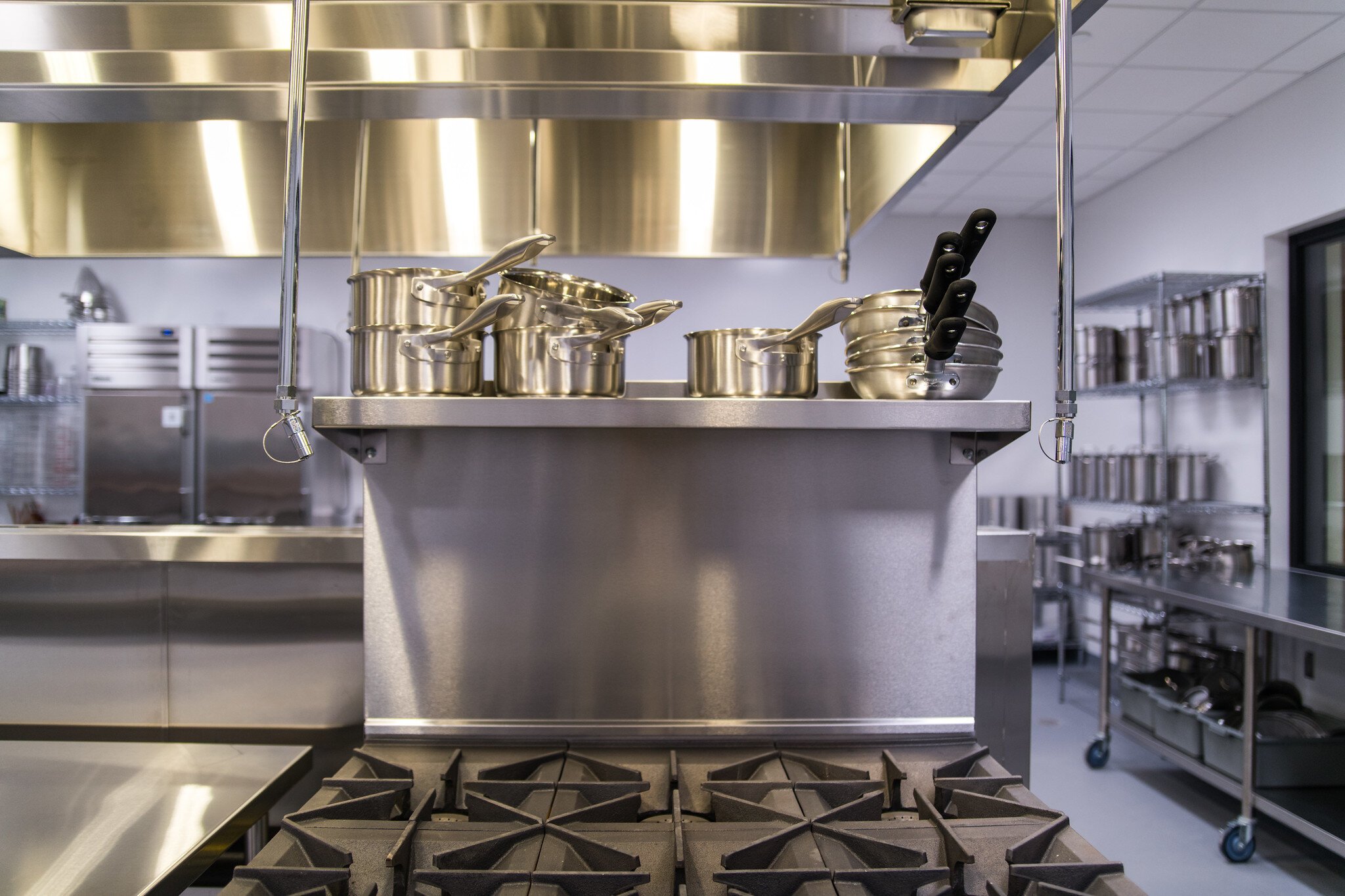 Inside the culinary education section of the KRESA Career Connect Center