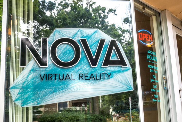 NOVA, a virtual reality salon for individuals or groups which opened in 2017, is located at 806 S. Westnedge Ave.
