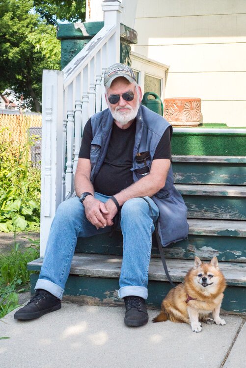 Dogs in yards and dogs on leashes: warm weather brings out Vine residents and their furry friends.