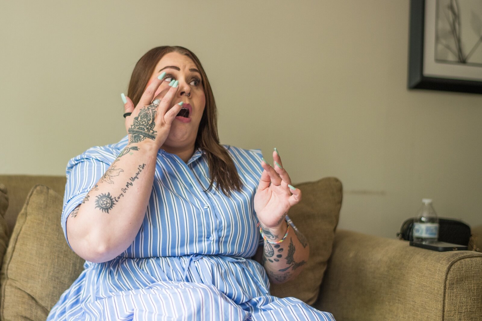"I think last year was the first time that I looked at my husband and I said, 'I'm so glad I'm not dead.' I was like, I stuck it out! I don't know why I'm still here. But I stuck it out,” says Jacklyn Carroll.