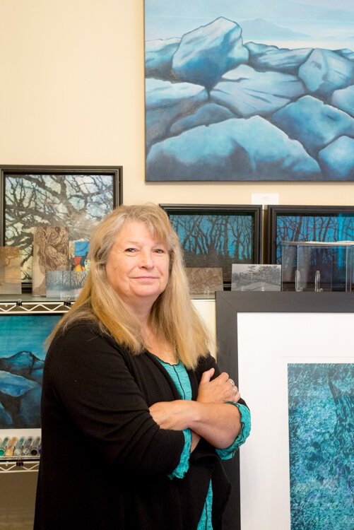 A lover of nature and trees in particular, artist Linda Rzoska has been creating in her Vine studio for almost 20 years.