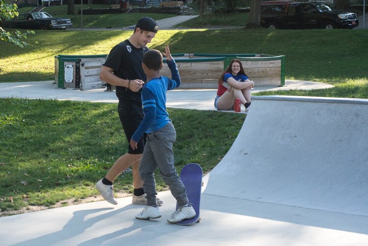 The Skate Plaza has a reputation that fosters congeniality and respect among skaters.