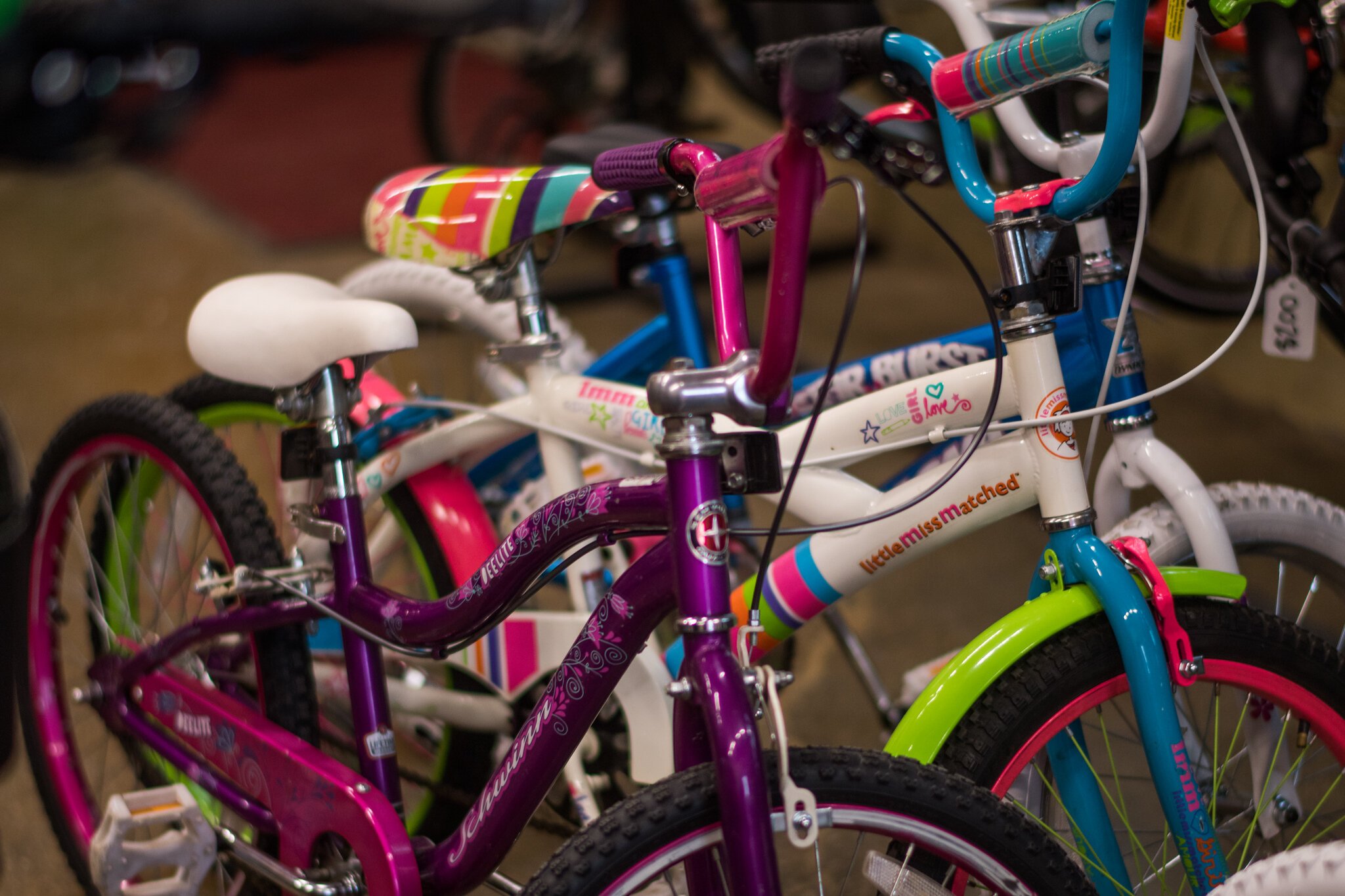 Some of the bikes for sale at the Open Roads shop