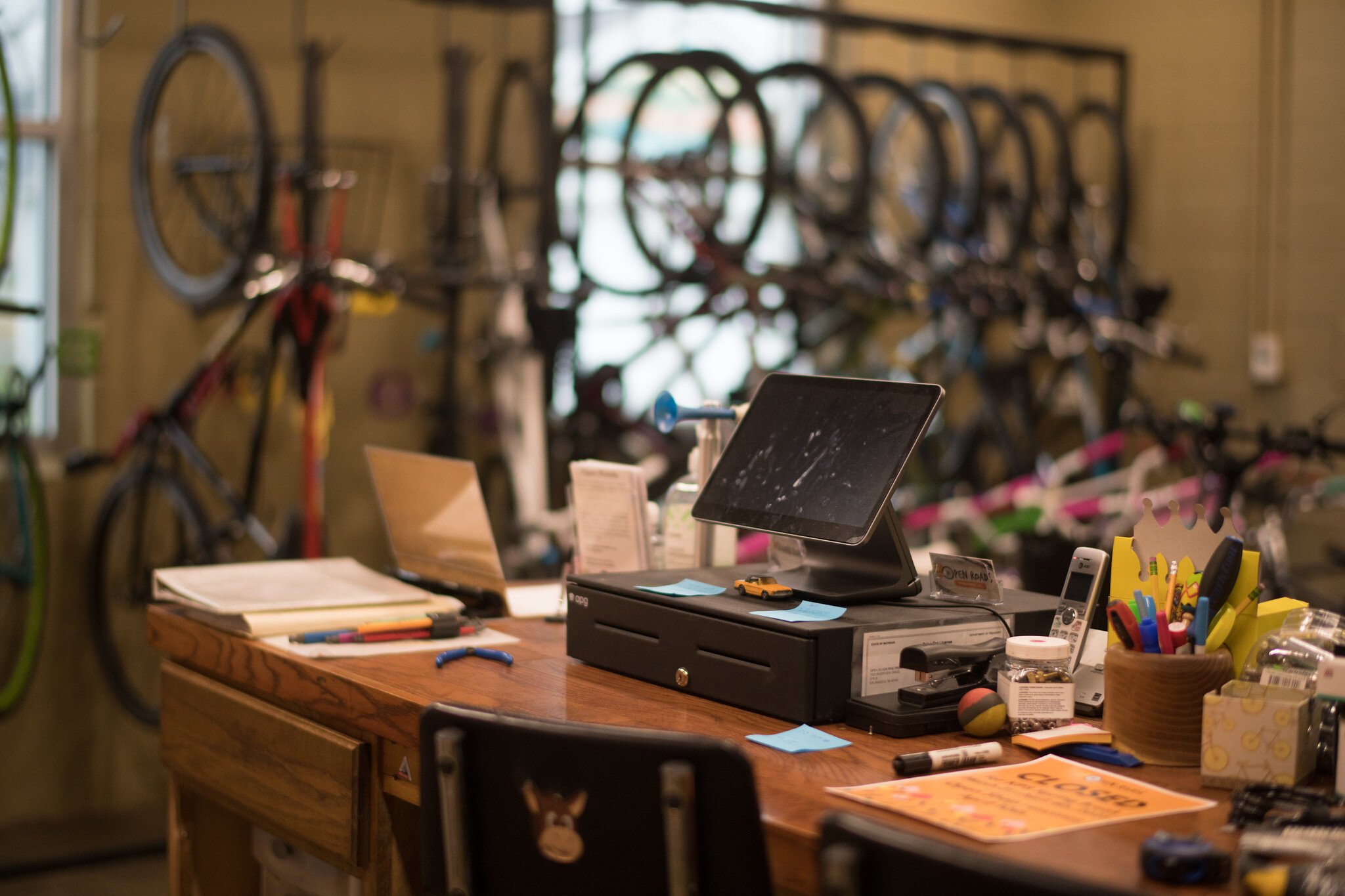 Inside the shop at Open Roads on Riverview