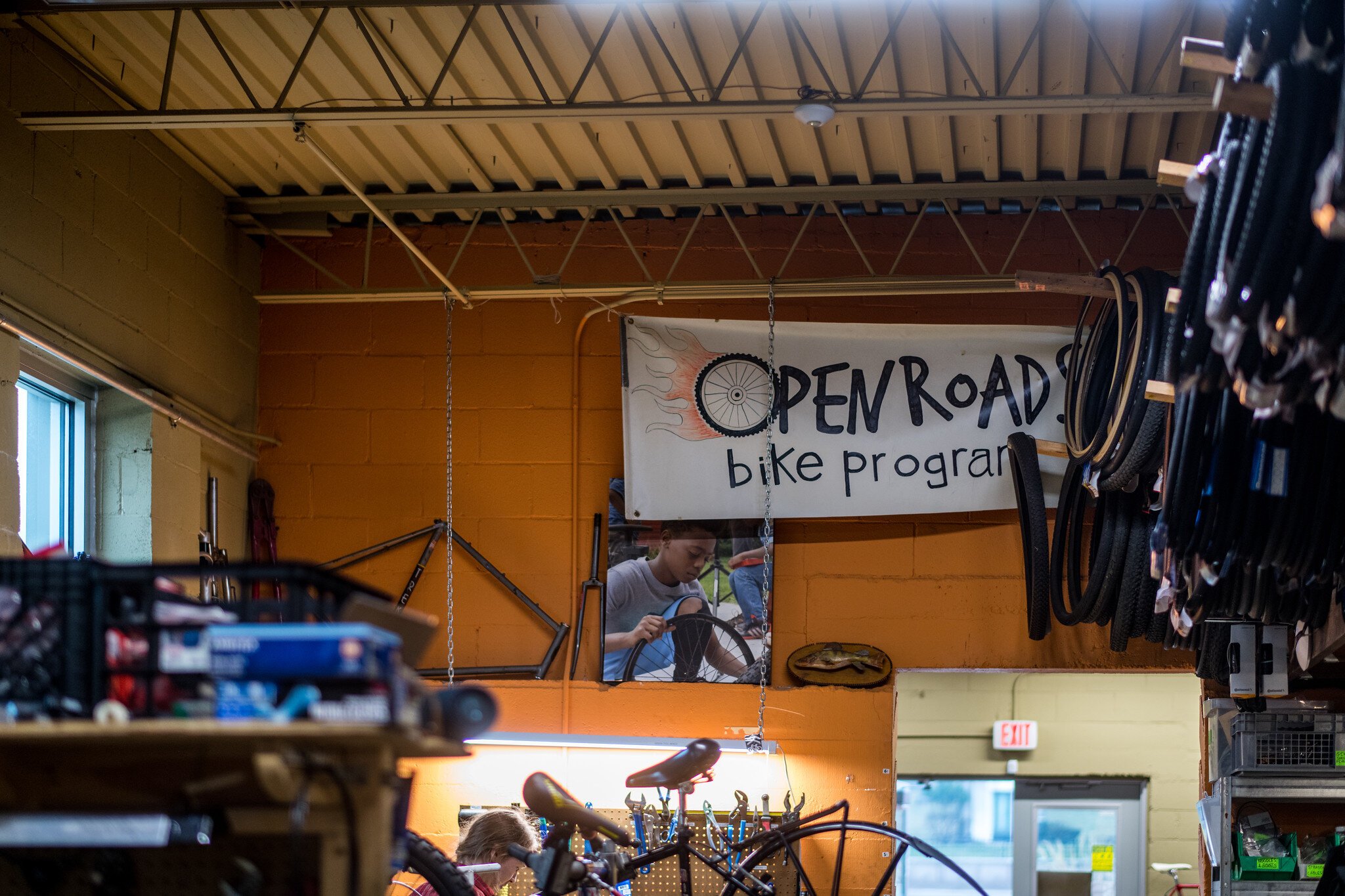 Inside the shop at Open Roads on Riverview