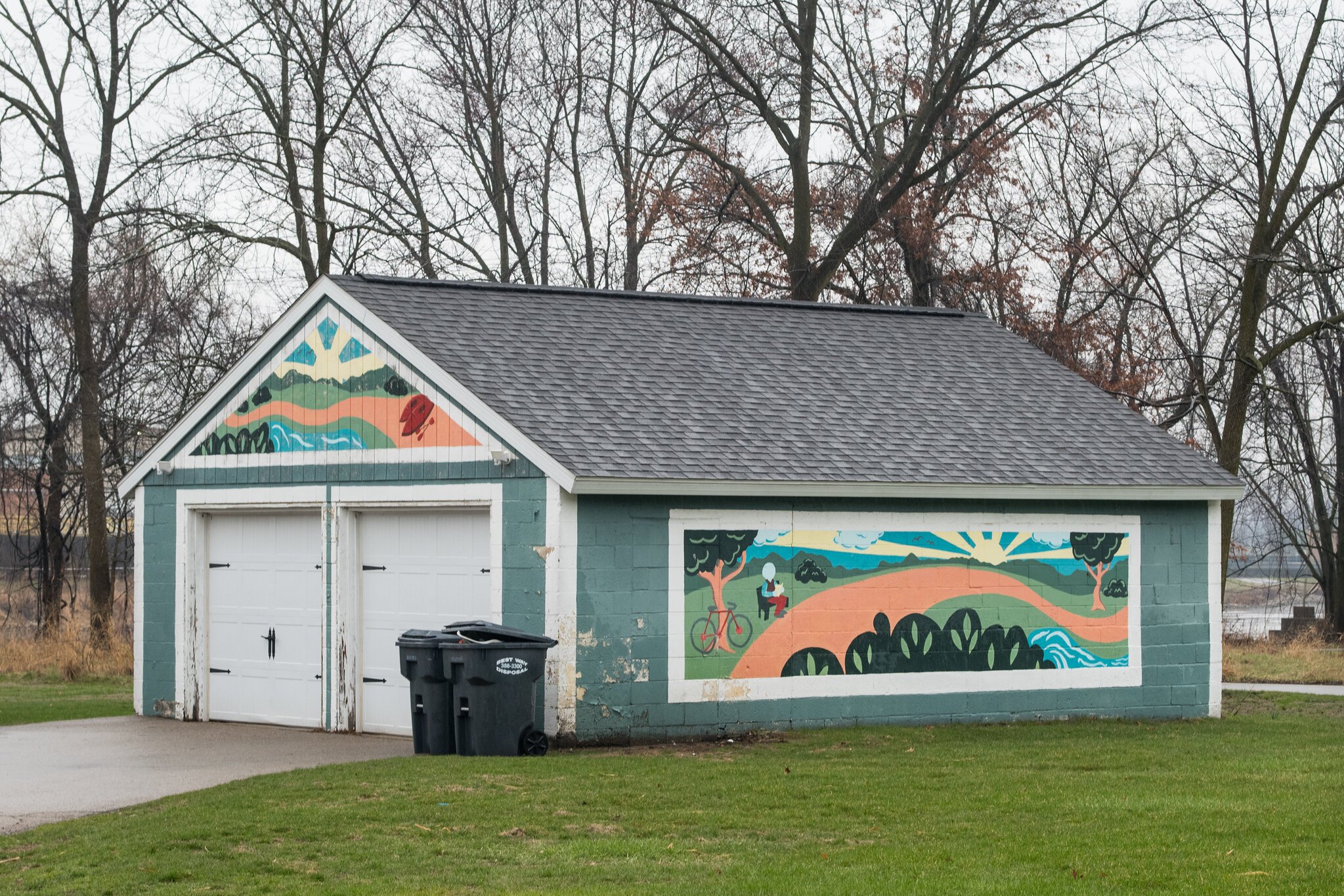 A storage barn at Open Roads' current location at 1523 Riverview Dr.
