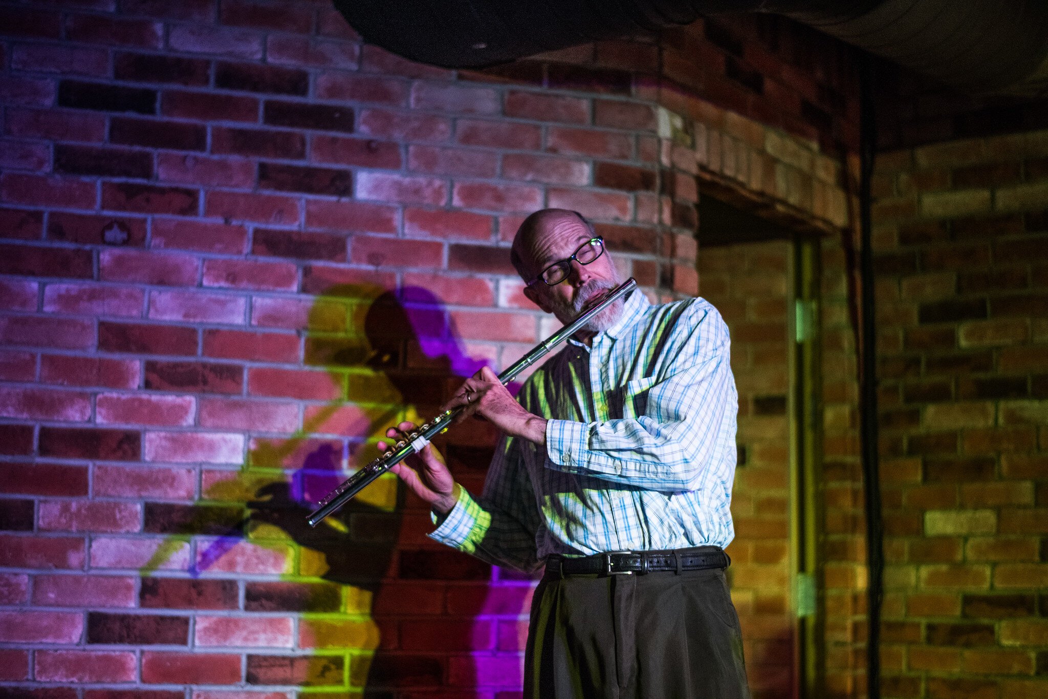 Duke and the Loose Cannons put on a great show at the Geezer Happy Hour.